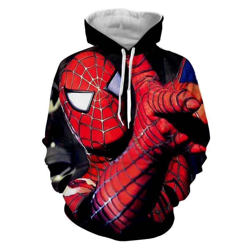 Unique Style Spiderman 3D All Over Print Hoodie & Zip Hoodie
