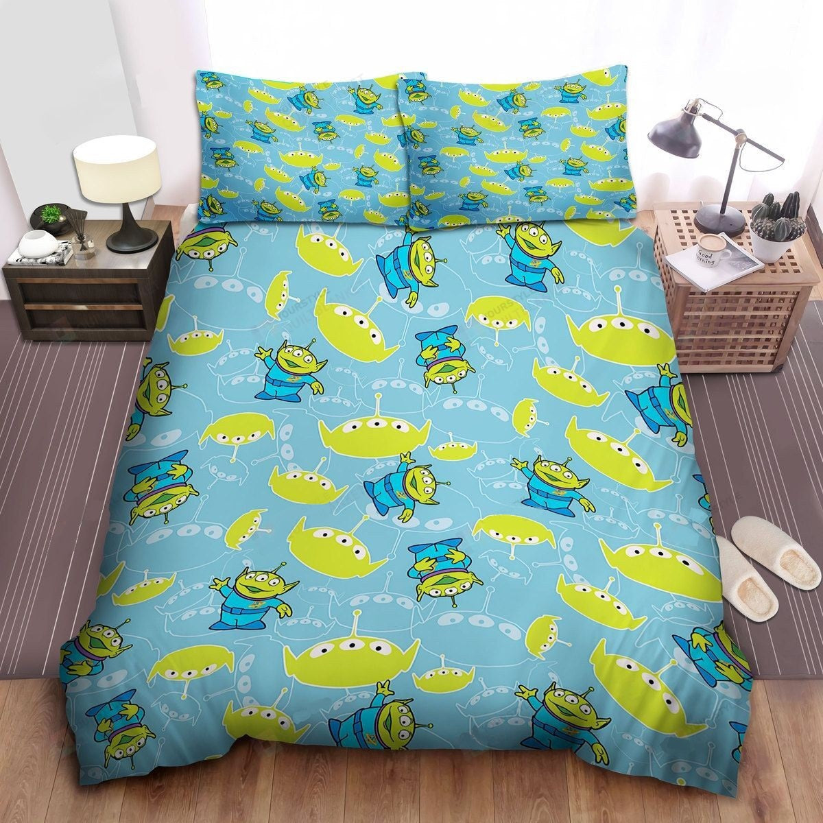 Toy Story Bedding Set DN Toy Story Cute Aliens Pattern Duvet Covers