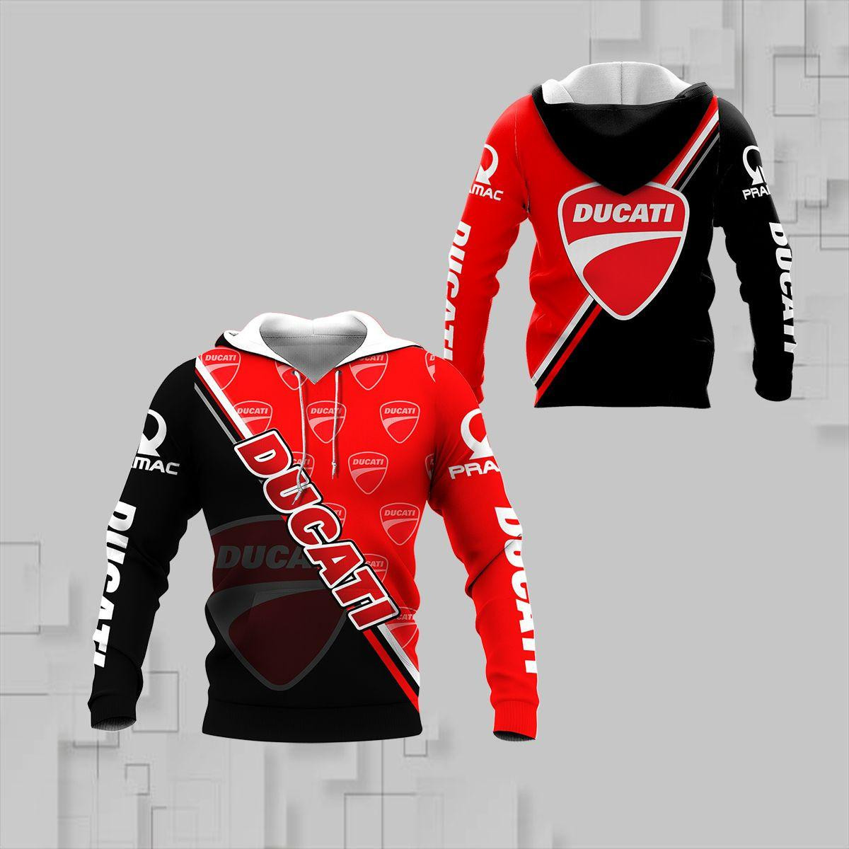 Ducati Pramac Racing All Over Print Hoodie, Zip Hoodie 475
