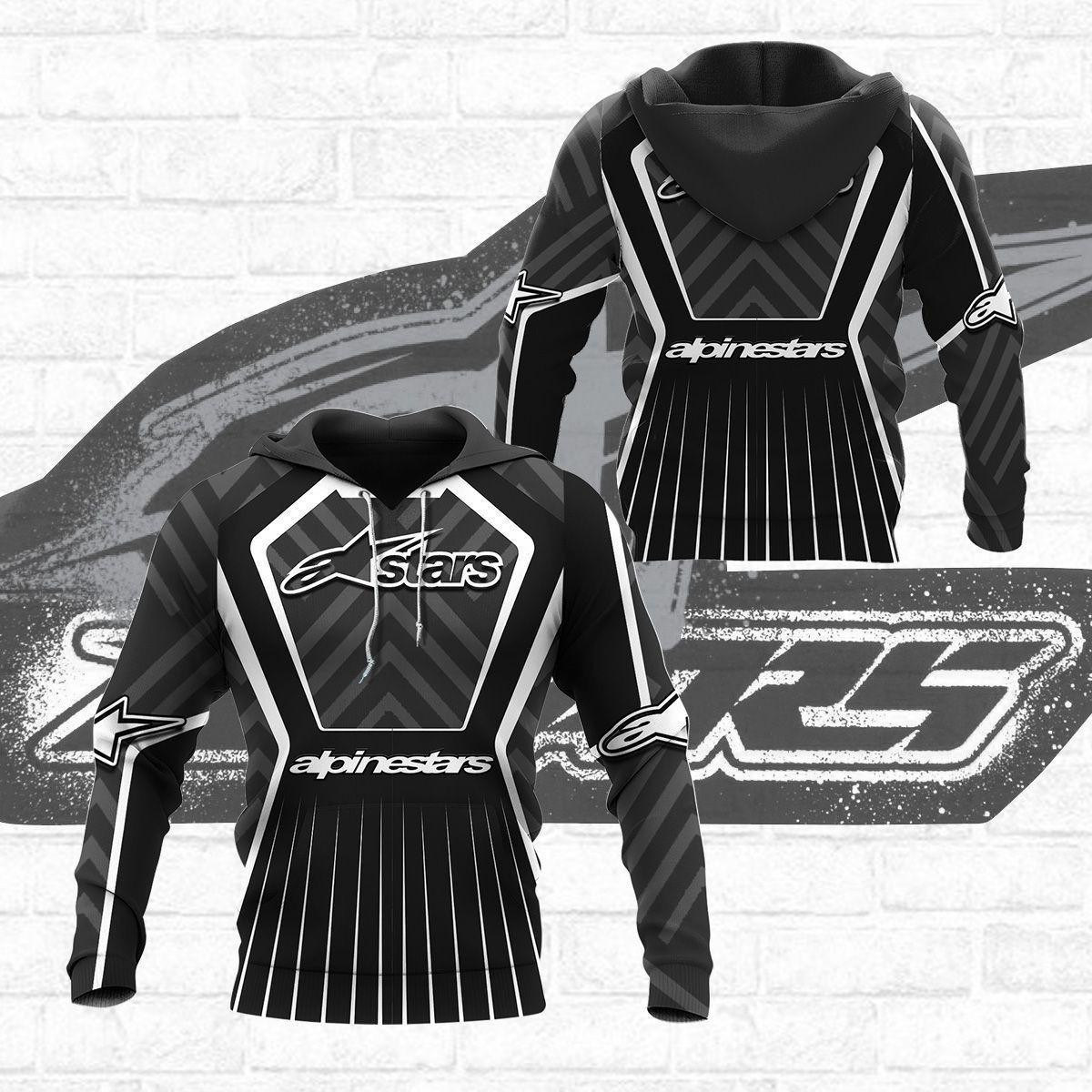 Alpinestars Shirt 882, 3d Hoodie Zip Hoodie