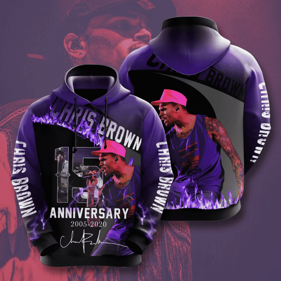 Chris Brown 3D All Over Print Hoodie & Zip Hoodie