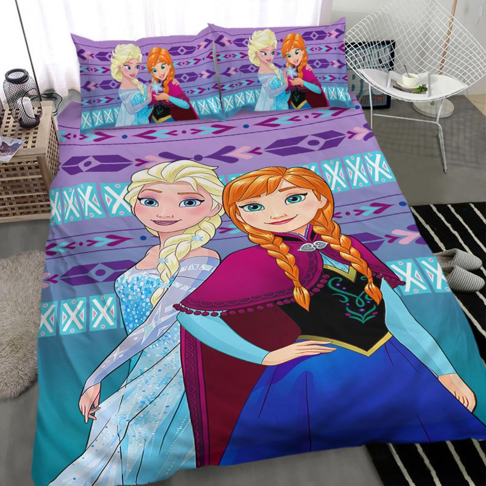 Frozen Bedding Set DN Elsa And Anna Princess Frozen Drawing Duvet Covers