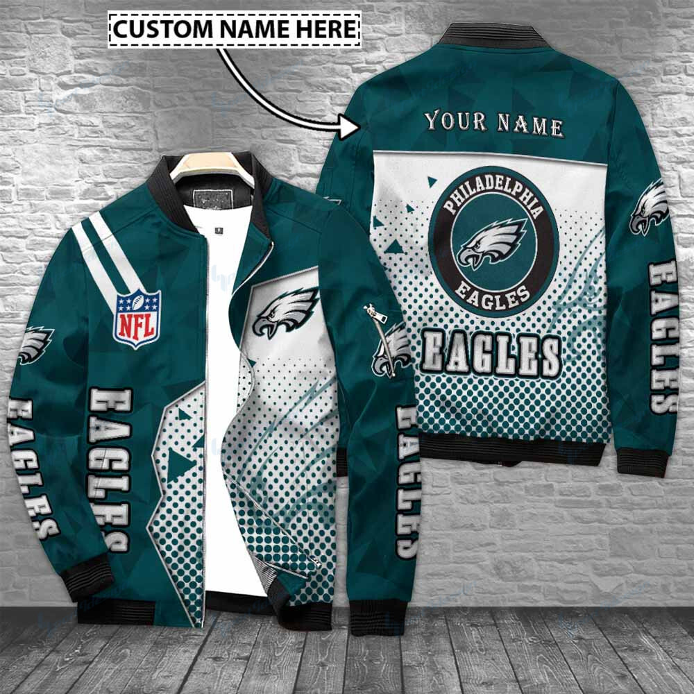 Philadelphia Eagles Personalized Bomber Jacket BG327