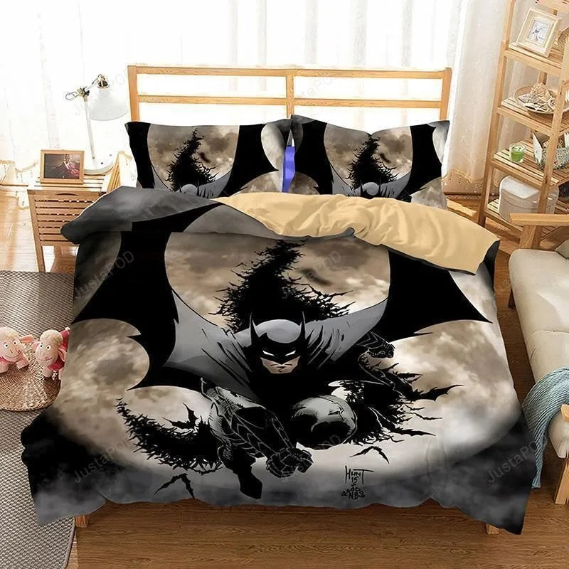 Batman Bedding Set DC Batman Superhero Moonlight Duvet Covers