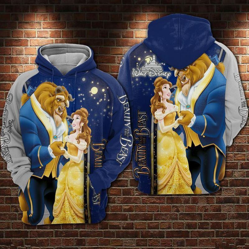 Beauty And The Beast Ii 3d Hoodie Zip Hoodie