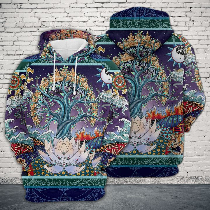 Tree Of Life 3D All Over Print Hoodie & Zip Hoodie