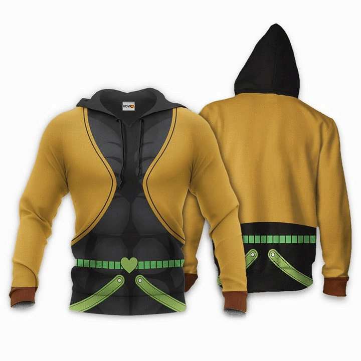 Jojo's Bizarre Adventure Dio Brando Anime 3d Hoodie Zip Hoodie