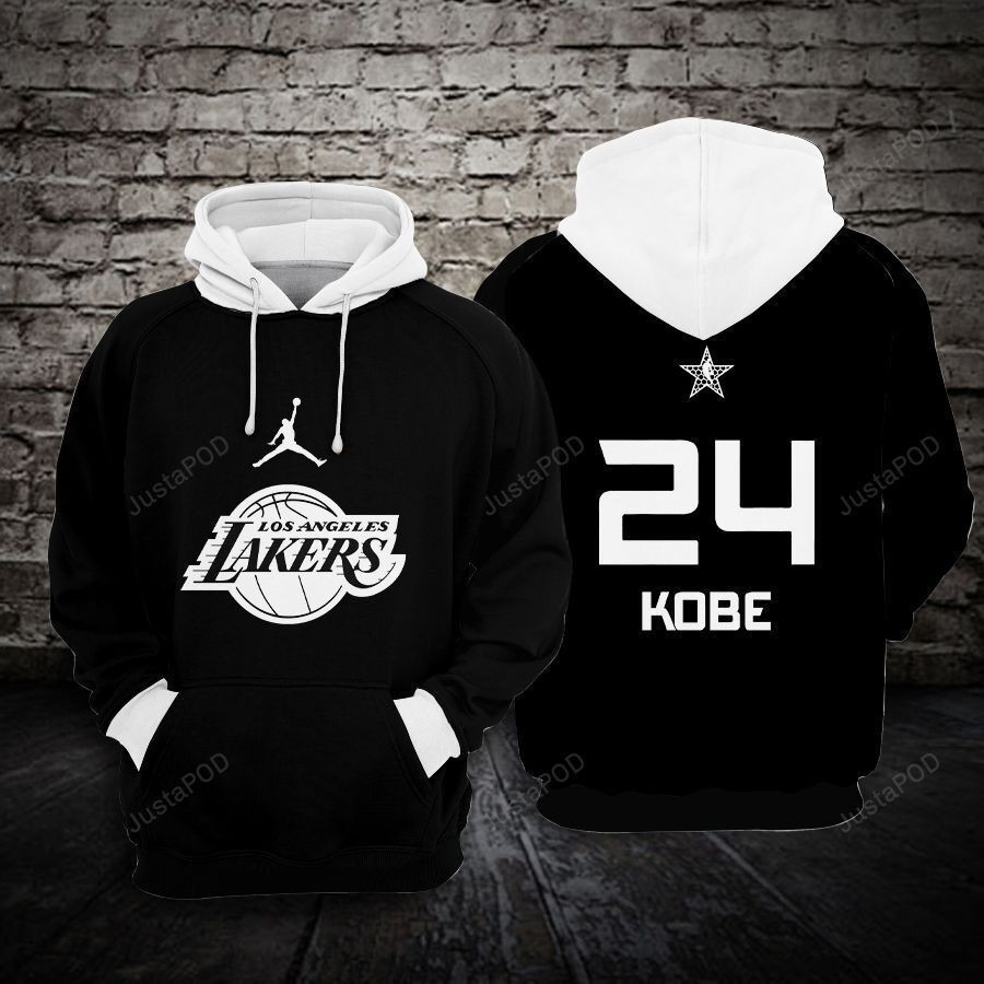 Kobe Los Angeles Lakers Football Super Bowl Champion 3D All Over Print Hoodie & Zip Hoodie