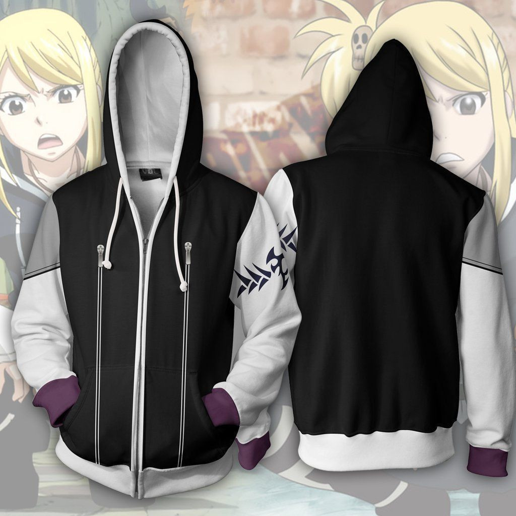 FAIRY TAIL Lucy Heartfilia Cosplay 3D All Over Print Hoodie & Zip Hoodie
