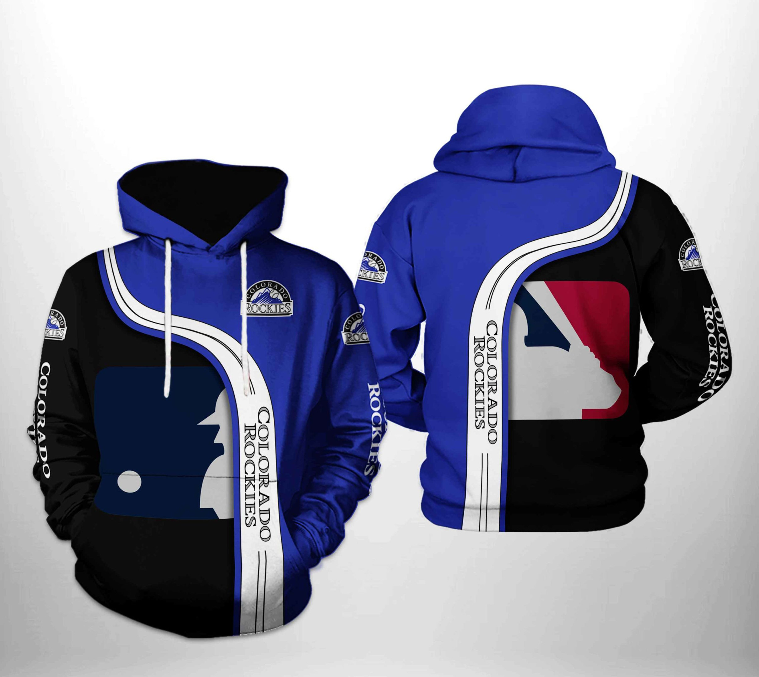 Colorado Rockies MLB Team 3D All Over Print Hoodie & Zip Hoodie