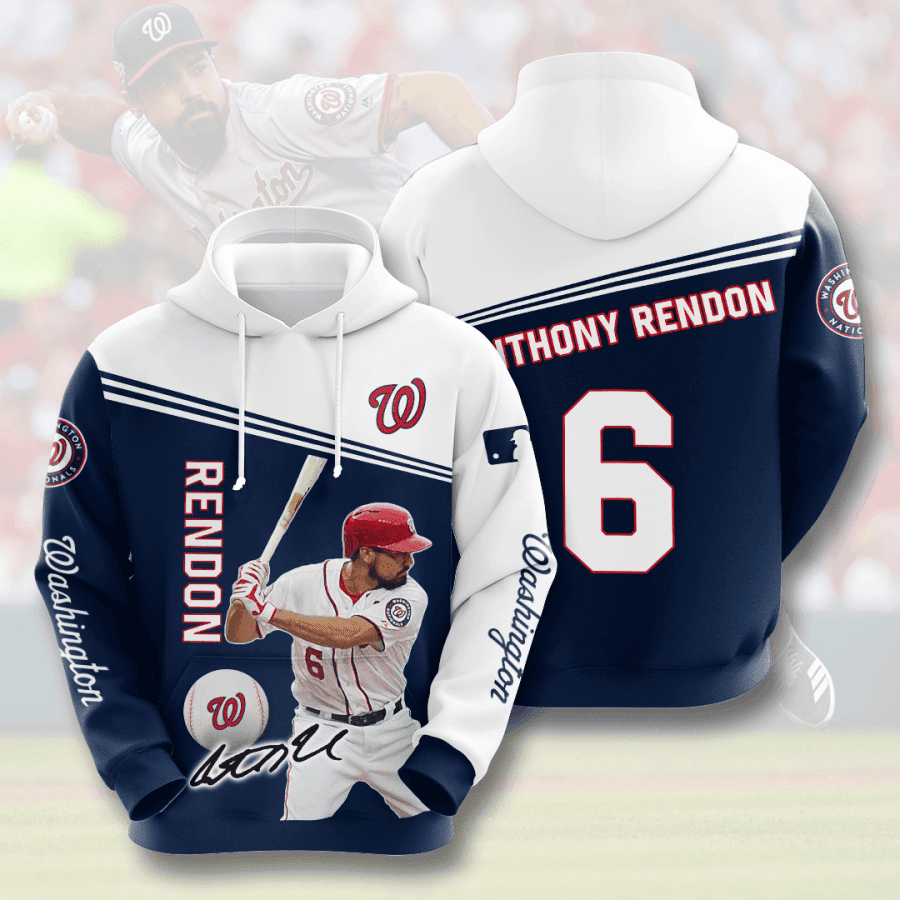 Anthony Rendon Washington Nationals 3D All Over Print Hoodie & Zip Hoodie