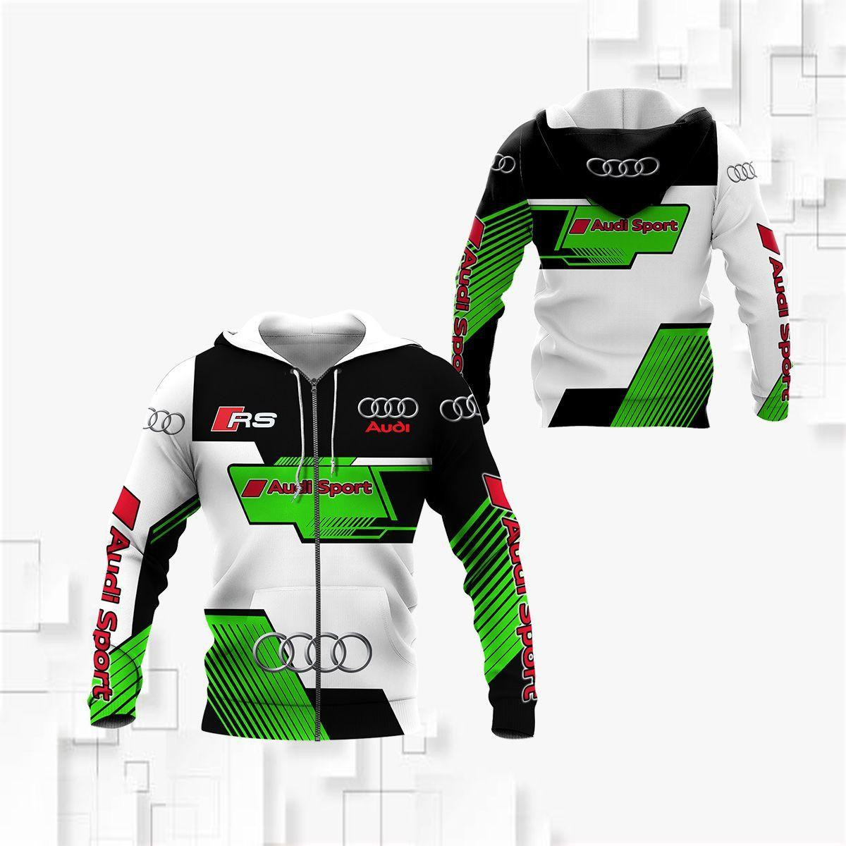 Audi Sport Luxury Car 8k309 3d Zip Hoodie Hoodie Ii0