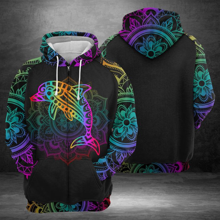 Dolphin 3D All Over Print Hoodie & Zip Hoodie