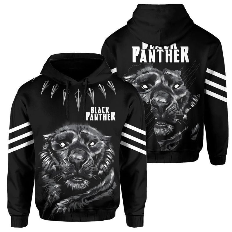 Africa Zone – Black Panther Party Civil War Over Print 3d Hoodie Zip Hoodie