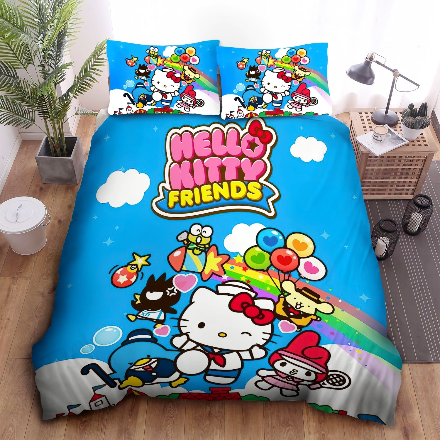 Hello Kitty Bedding Set Hello Kitty And Friends Duvet Covers