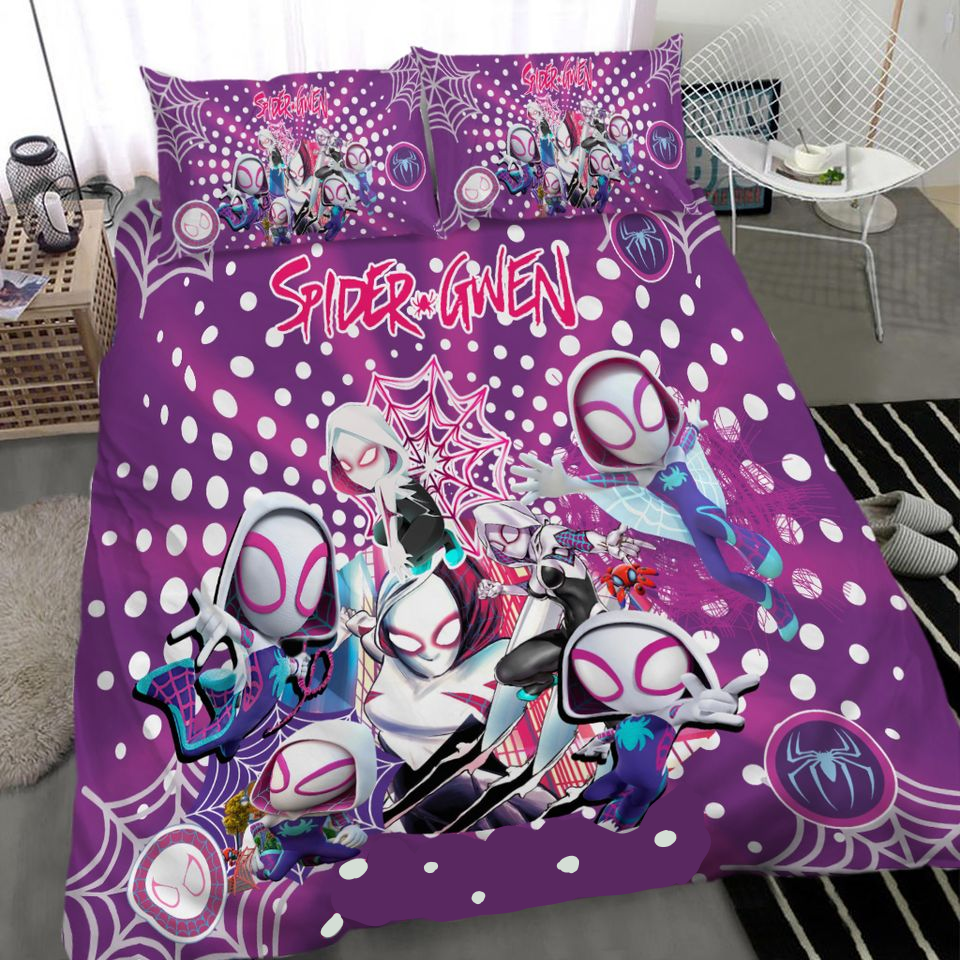 Spiderman Bedding Set MV Spider Gwen Other Versions Duvet Covers