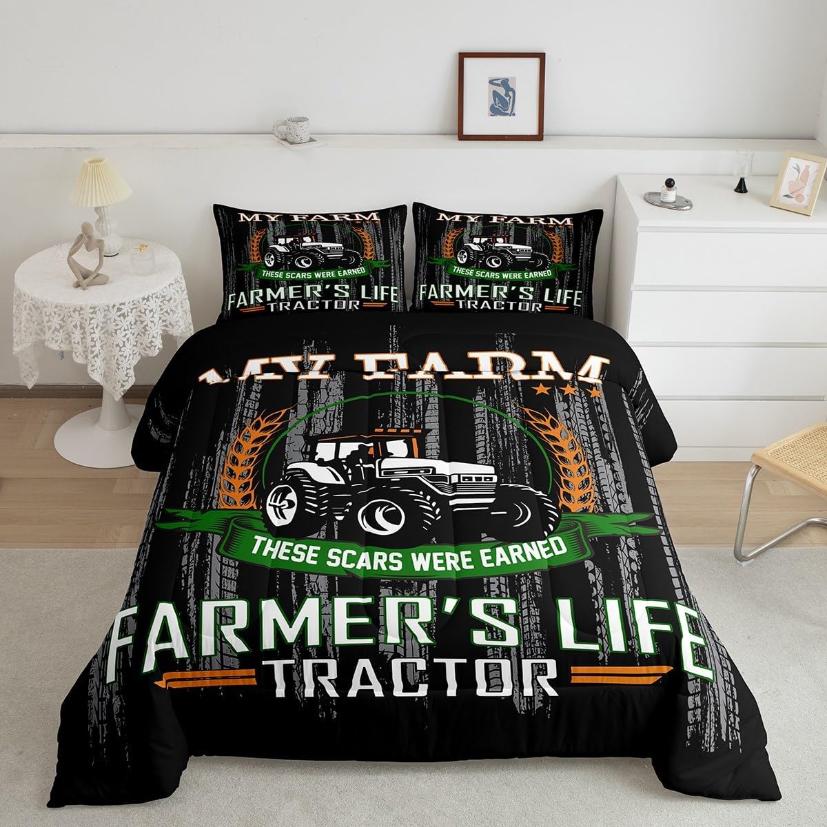 Farmer Bedding Set These Scars Were Earned Duvet Covers