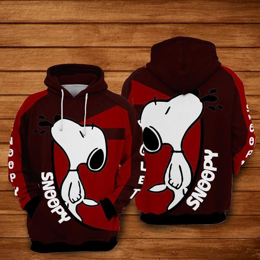 Snoopy The Peanuts, Snoopy Ver21 Aop Hoodie, Zip Hoodie