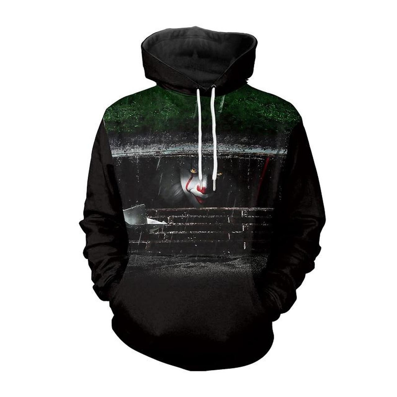 Halloween Pennywise Clown Print 3D All Over Print Hoodie & Zip Hoodie