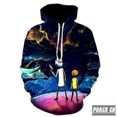 Biaolun 2019 Rick And Morty Jumper Fashion 3D All Over Print Hoodie & Zip Hoodie