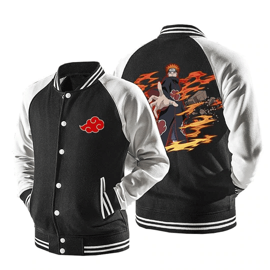 Naruto Nagato Six Paths Of Pain Puppet 1 Baseball Jacket 550