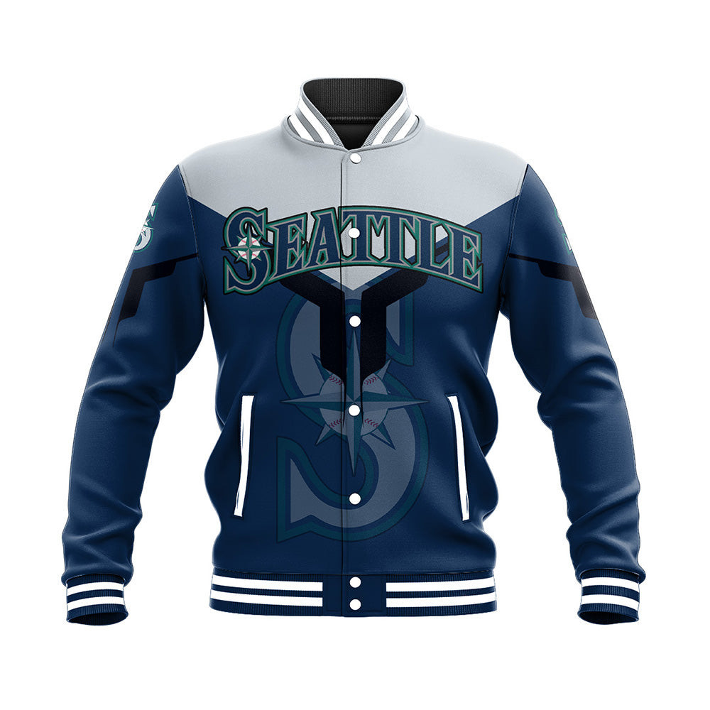 Seattle Mariners Drinking Style Baseball Jacket
