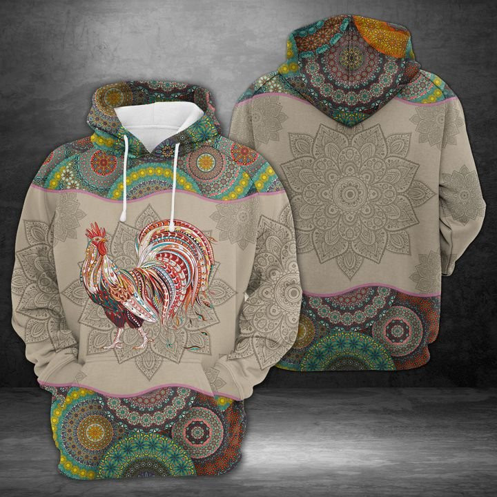 Rooster 3D All Over Print Hoodie & Zip Hoodie