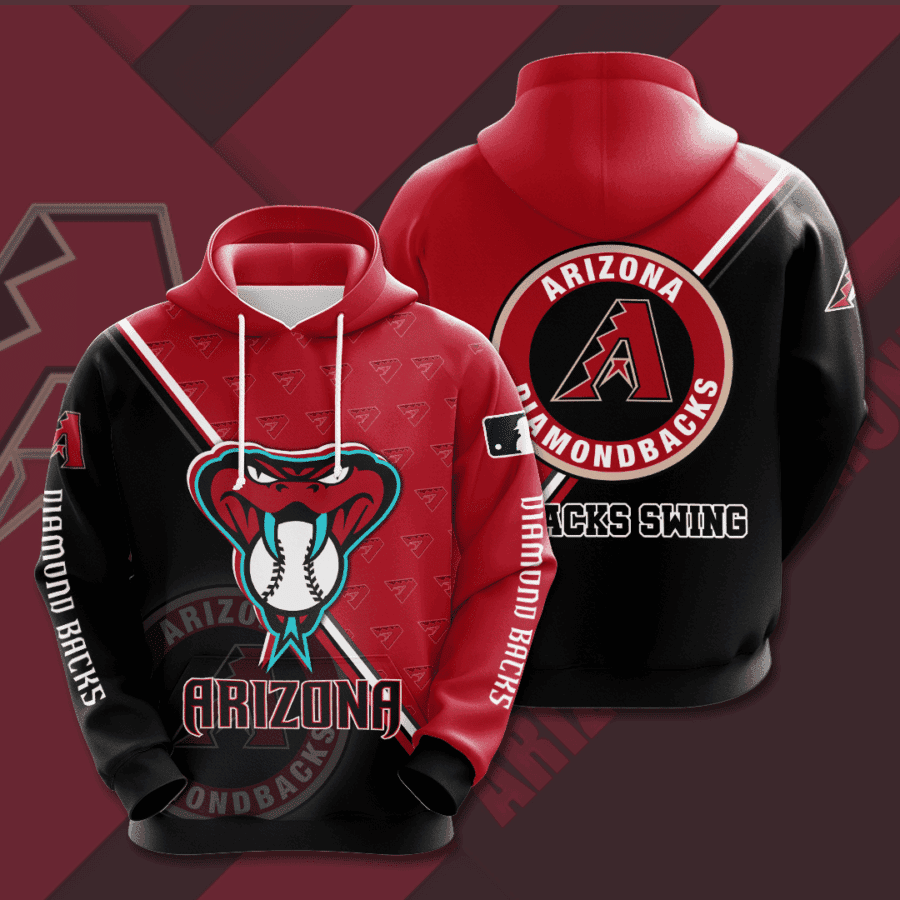 Arizona Diamondbacks 3D All Over Print Hoodie & Zip Hoodie