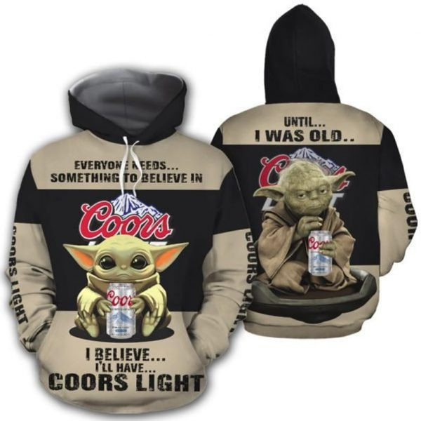 Baby Yoda Star Wars Coors Light 2k568 Lover Gift ,baby Yoda Star Wars Coors Light All Over Print 3d Hoodie 154