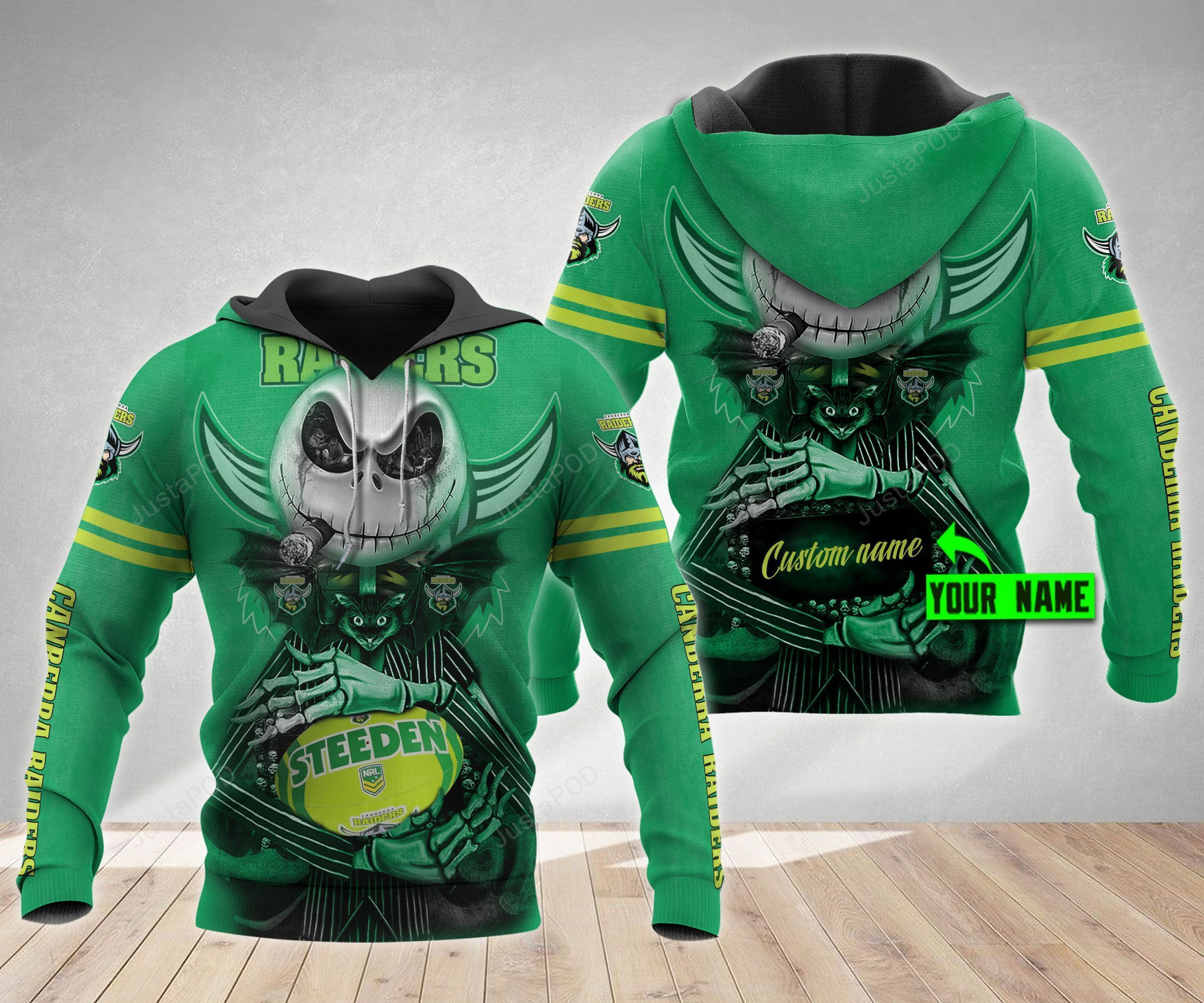 Personalized Canberra Raiders 3D All Over Print Hoodie & Zip Hoodie