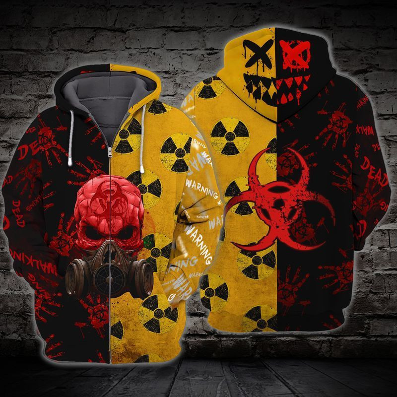 Zombie Apocalypse 3d Hoodie Zip Hoodie