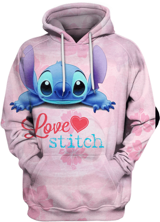Anime Stitch Lilo Hoodie 3d