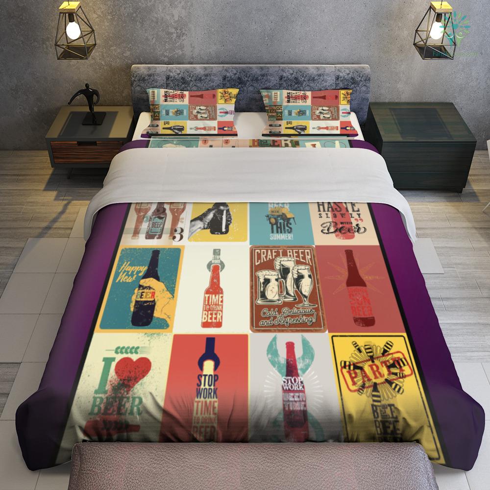 Beer Bedding Set I Want More Beer This Summer Duvet Covers