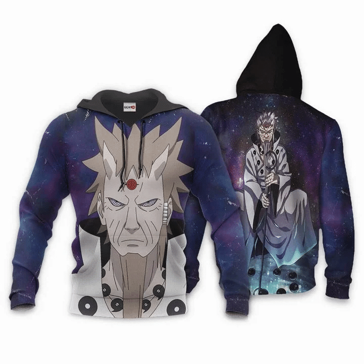 Hagoromo Otsutsuki Naruto 3d Hoodie Zip Hoodie