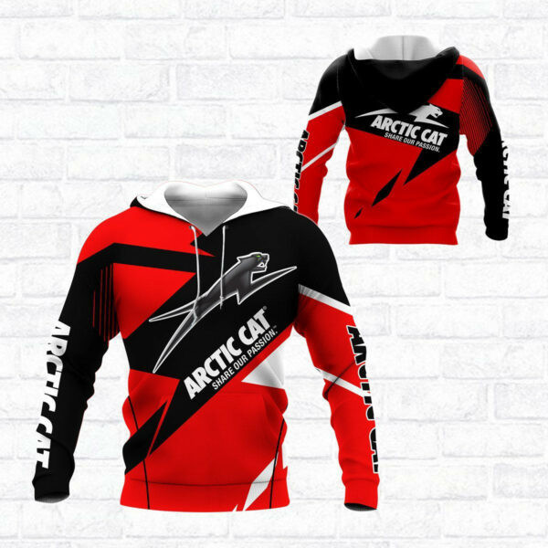 Arctic Cat Shirt 338, 3d Hoodie Zip Hoodie 1070