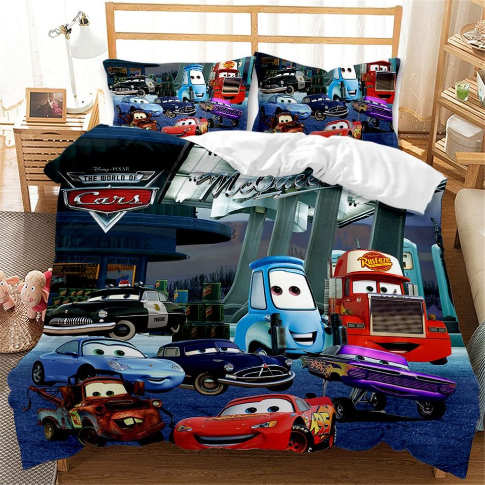 Cars Bedding Set DN Cars All Characters Graphic Duvet Covers