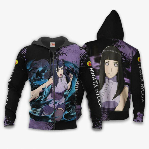 Hyuga Hinata Naruto 2k935   Cartoon 3d Hoodie Zip Hoodie 719