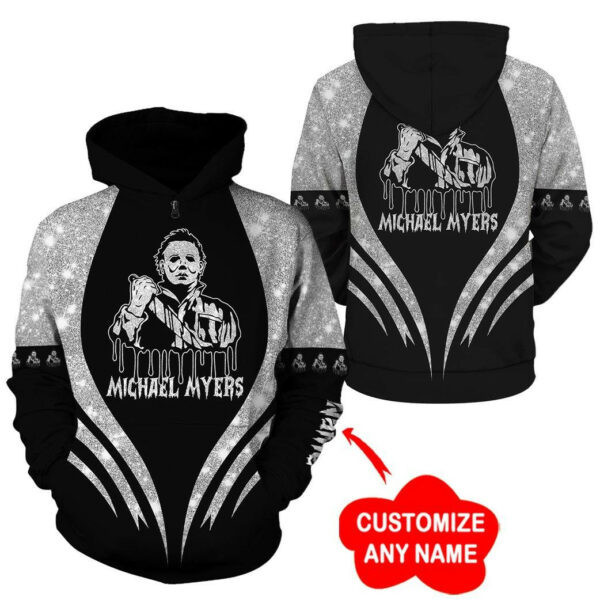 Personalized Michael Myers 2 Hoodie And Zip Hoodie 2, Gift For Fan 3d All Over Print Shirt Hoodie 2047