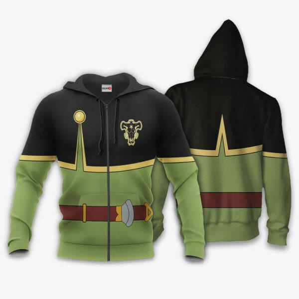 Black Bull Finral Roulacase Costume Black Clover Anime 3k414 Cartoon 3d Hoodie Zip Hoodie 1474