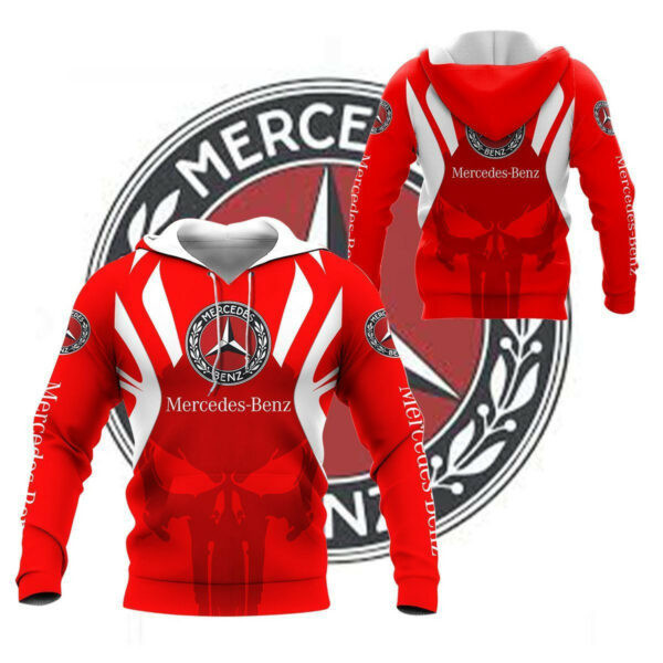 Mercedes Benz Shirt 438, 3d Hoodie Zip Hoodie 758
