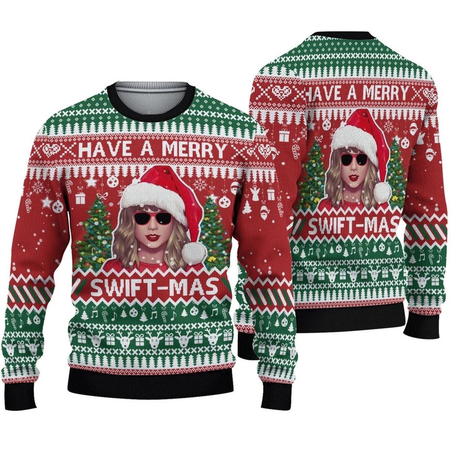 Have A Merry Swiftmas Ugly Christmas Sweater