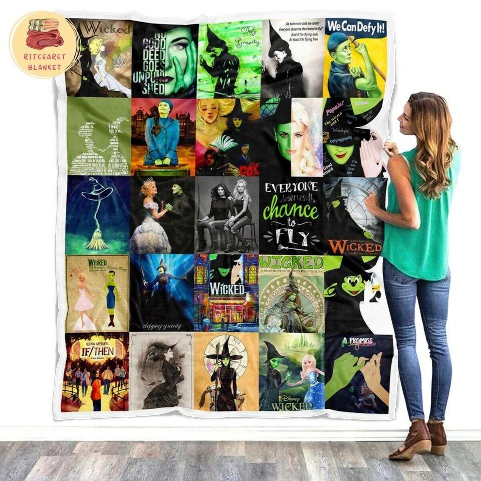 Wicked Fleece Sherpa Blanket