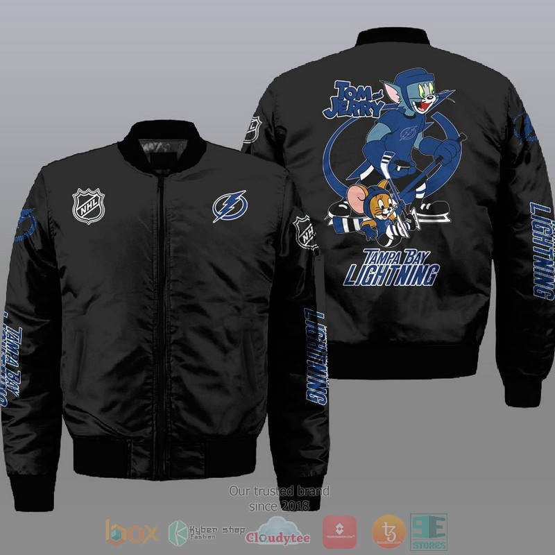 Tampa Bay Lightning Tom And Jerry Bomber Jacket