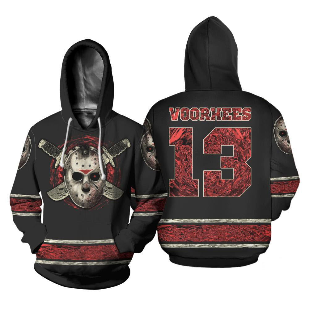 Voorhees 13 Sublimation 3D All Over Print Hoodie & Zip Hoodie