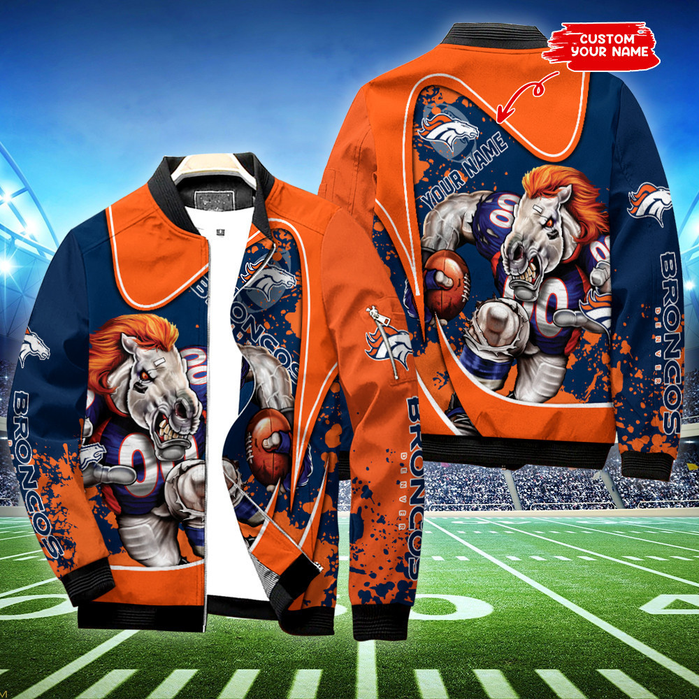 Denver Broncos Personalized Bomber Jacket BG501