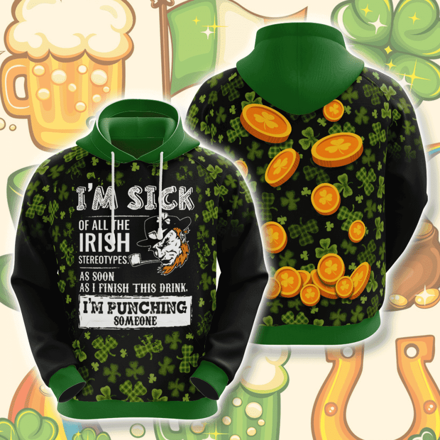 St. Patricks Day 3D All Over Print Hoodie & Zip Hoodie