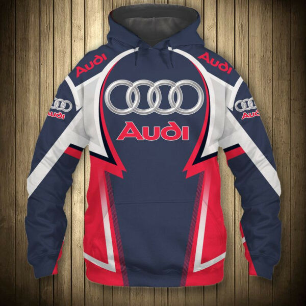 Audi Quattro Luxury Car 6k992 Cartoon 3d Hoodie Zip Hoodie 678