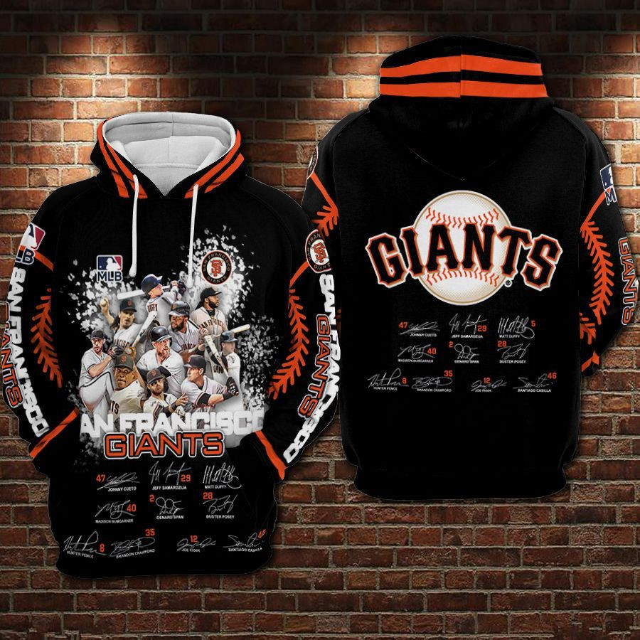 San Francisco Giants Football Anniversary 3D All Over Print Hoodie & Zip Hoodie