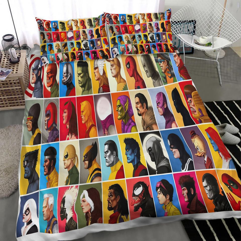 MV Bedding Set MV All Characters And Villains Duvet Covers