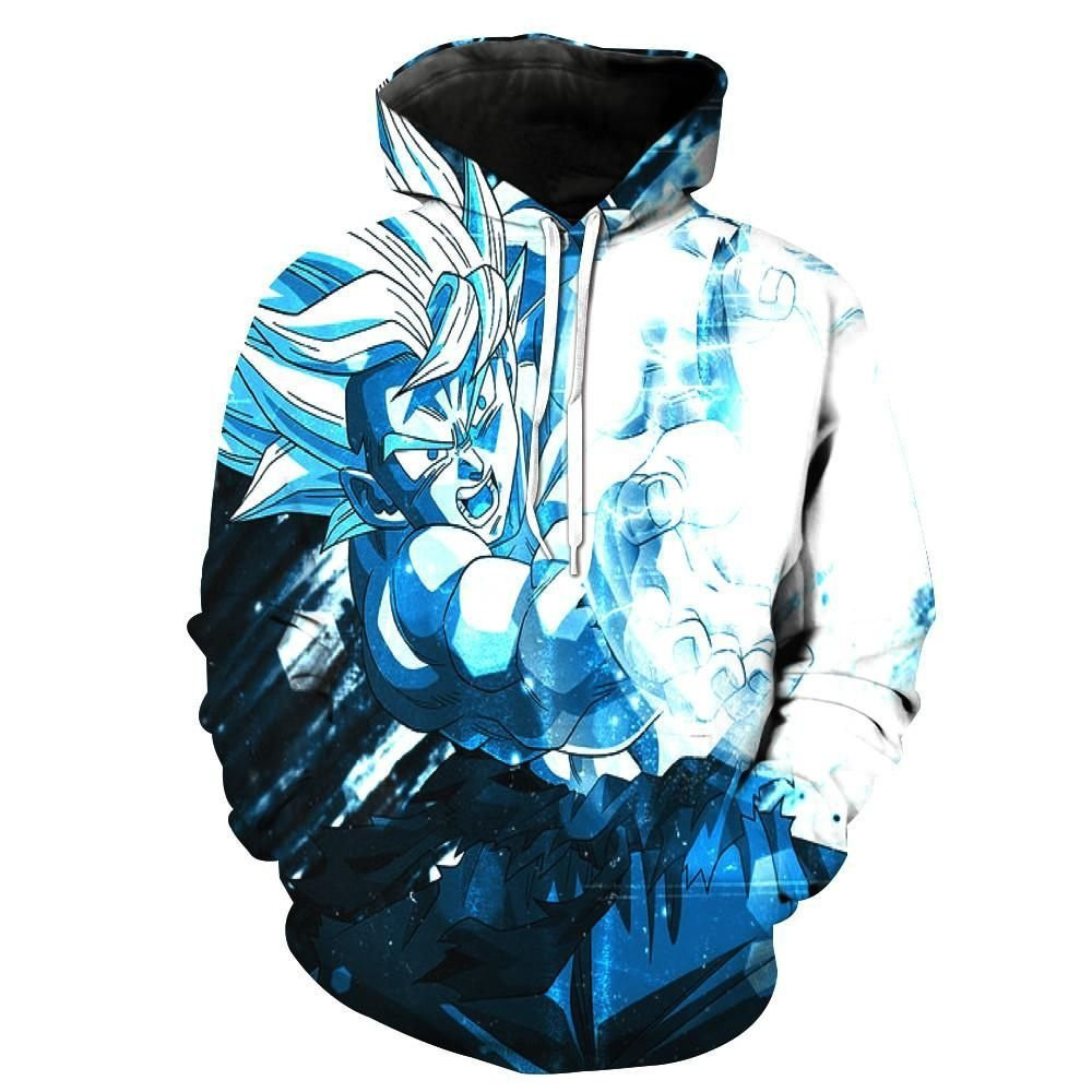 Super Saiyan Goku Kamehameha Dragon Ball Z 3D All Over Print Hoodie & Zip Hoodie